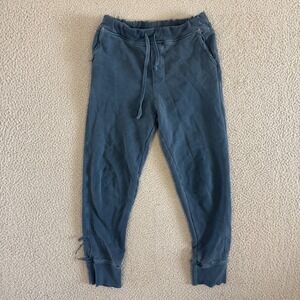 MJ Watson Distressed Sweatpants Joggers Blue 100% Cotton